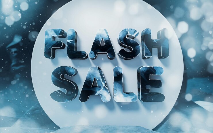Foto diseño de venta flash o cartel de compras para la web o las redes sociales plantilla de banner de venta venta flash