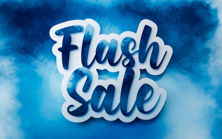 Foto diseño de ventas flash o cartel de compras para la web o las redes sociales plantilla de banner de ventas diseño de ventas flash