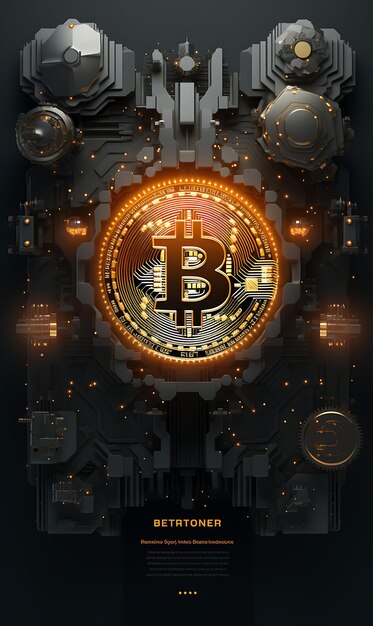 Foto diseño web blog de bitcoin con imágenes destacadas y vistas previas de artículos web th figma concept banner poster