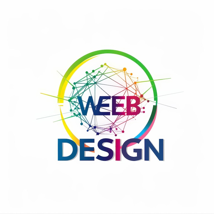 Foto un diseño web que dice diseño web en él