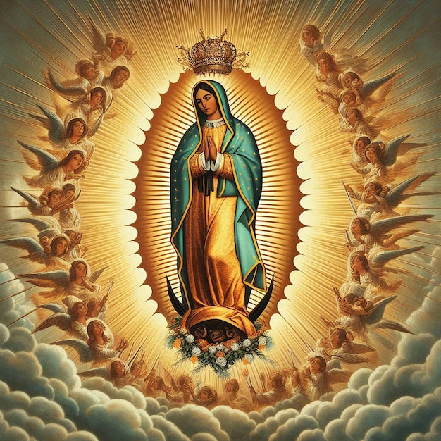 Diseños con la Madre de Jesús para Da de la Virgen de Guadalupe y Santa Rosa de Lima