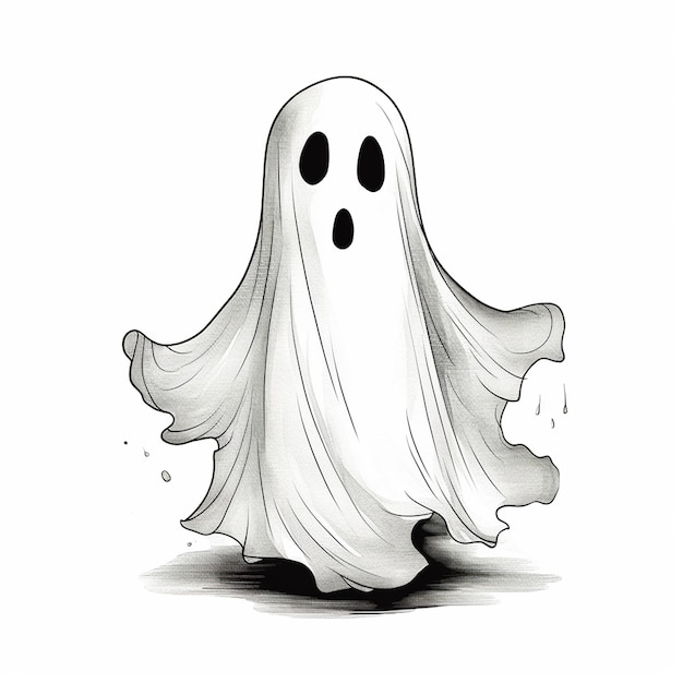 Diseños minimalistas de fantasmas de Halloween