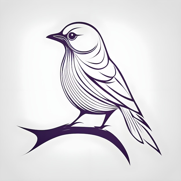 Foto diseños de pájaros coloridos aislados en fondo blanco