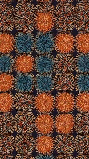 Foto diseños de patrones geométricos motivos de tela batik motivos geométricos patrones sin costura papeles de pared