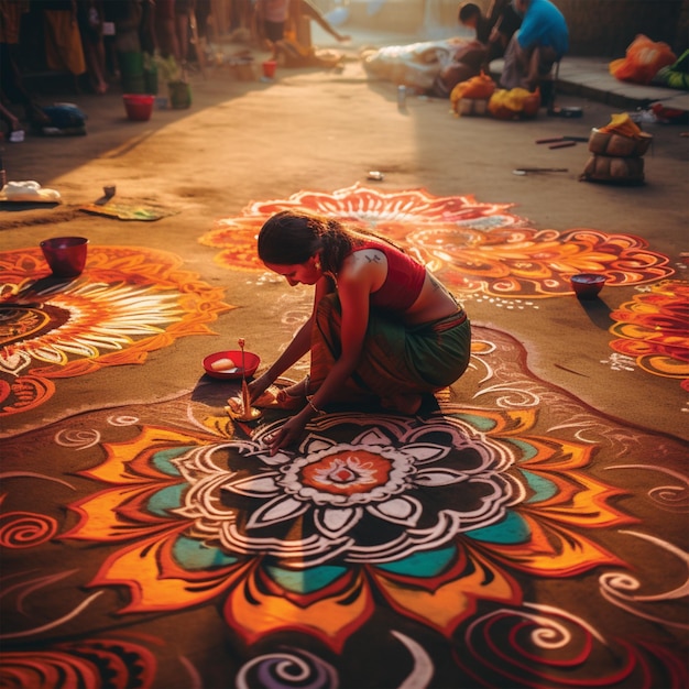 Diseños rangoli