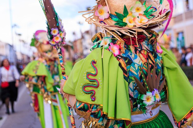 Foto disfraz de carnaval originales