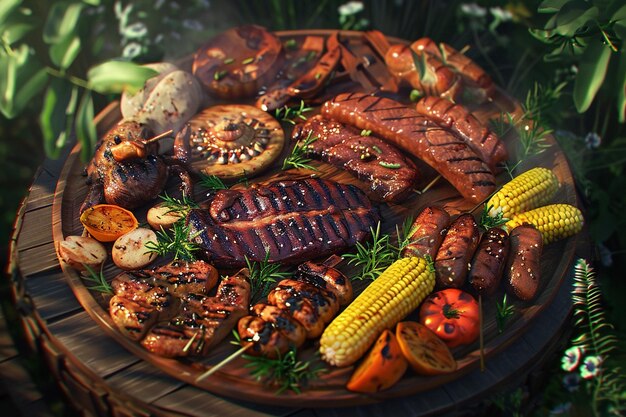 Foto disfruta de la variedad de sabores con un generativo de agua de la boca