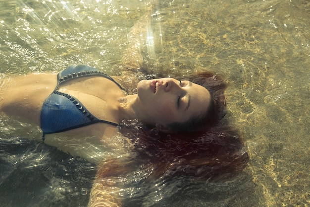 Disfrutando del agua en verano.