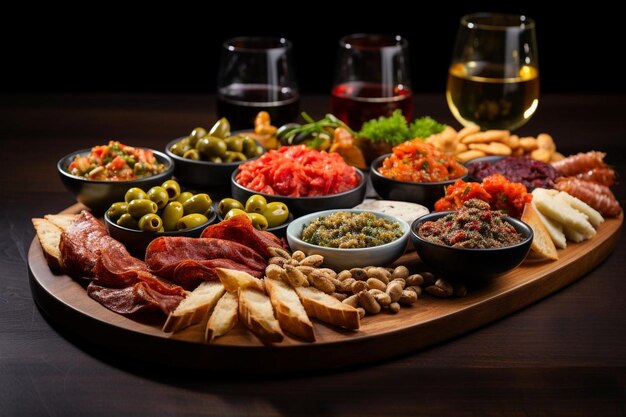 Disfrute de la deliciosa variedad de tapas de España