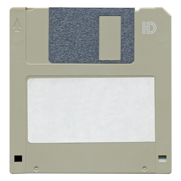 Diskette isoliert