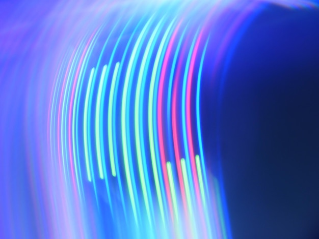 Disparo de fotograma completo de luz multicolor