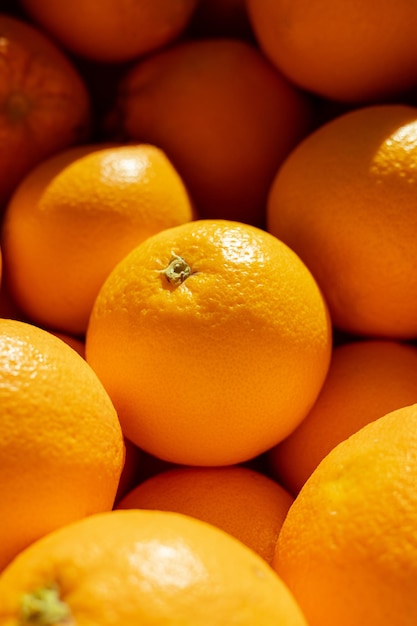 Disparo de fotograma completo de naranjas