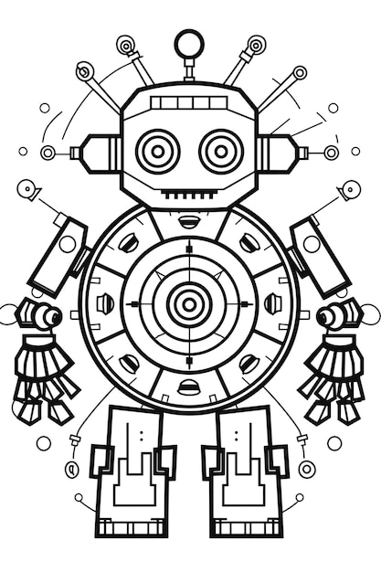 disparo de la IA del robot