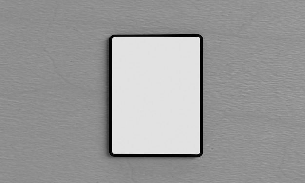 Dispositivo de visualización de pantalla aislada blanca maquillaje de diseño en blanco vacío plantilla moderna tecnología de Internet