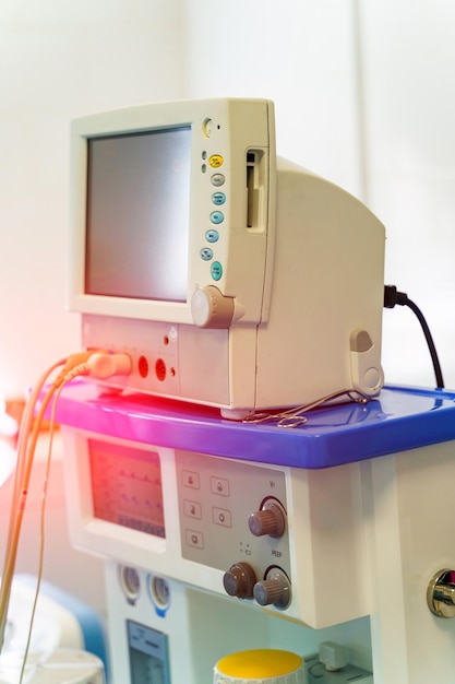 Dispositivos médicos para el tratamiento de la salud Hospital tecnologías modernas.