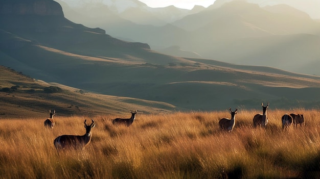 À distância, o terreno acidentado da IA generativa de Drakensberg