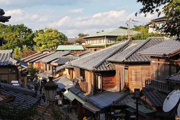 Distrito de gion em kyoto, japão