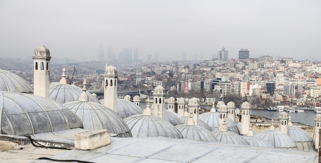 Distrito de Galata y Karakoy en la ciudad de Estambul