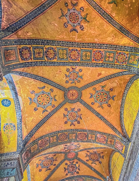 Distrito de Hagia Sophia Sultanahmet Estambul Turquía Fragmentos de decoración