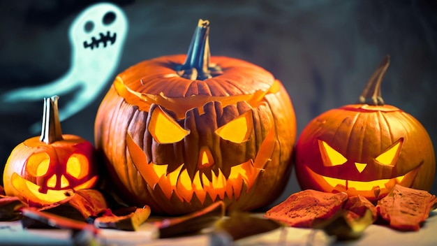 Diversas e assustadoras ideias de escultura de abóbora de Halloween Se inspirem para suas celebrações assustadoras