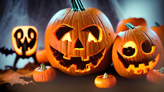 Diversas y espeluznantes ideas de tallado de calabazas de Halloween se inspiran para sus celebraciones inquietantes