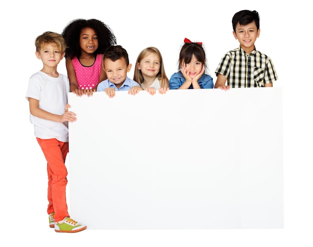 Diverse Kinder png-Element durchsichtiger Hintergrund