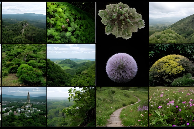 Foto la diversidad de la naturaleza