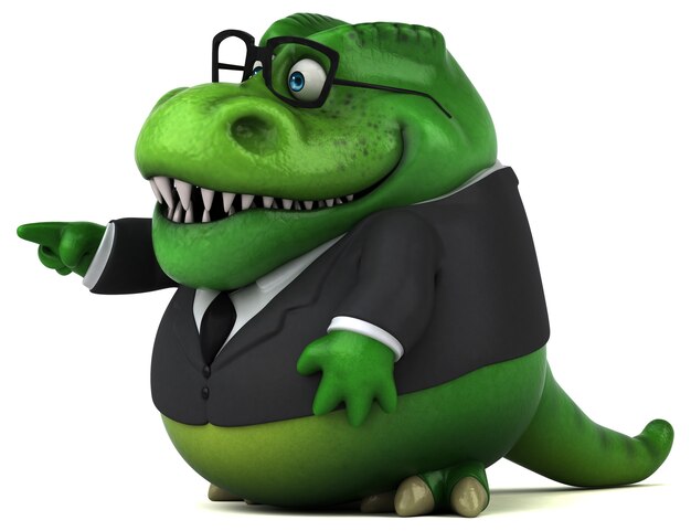 Diversión Trex - Ilustración 3D