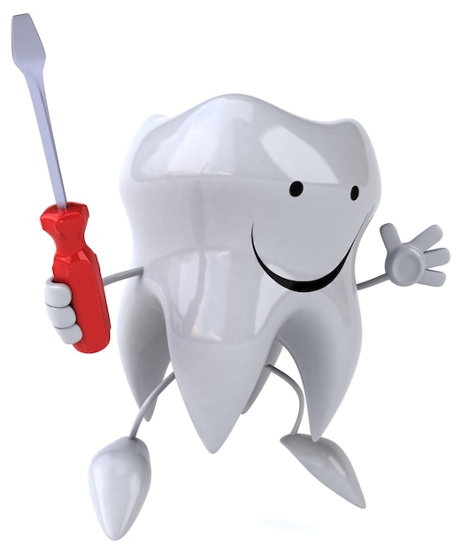 Divertida animación de dientes