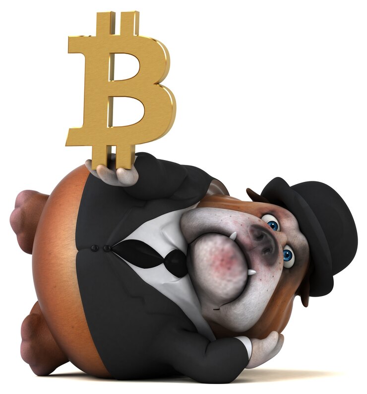 Foto divertido bulldog - ilustración 3d