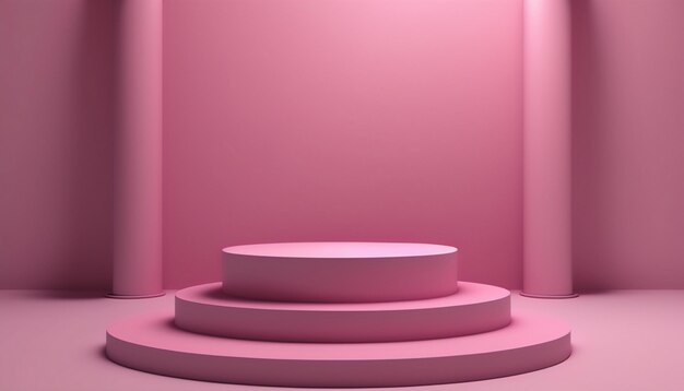 Un divertido y divertido escenario rosa para tu evento de empresa