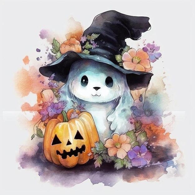 divertido fantasma de halloween