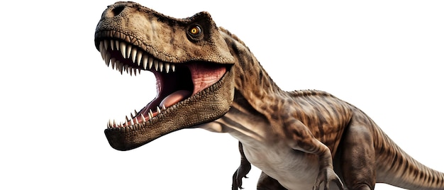 Divertido fondo de dinosaurio T-Rex con espacio de copia para el texto