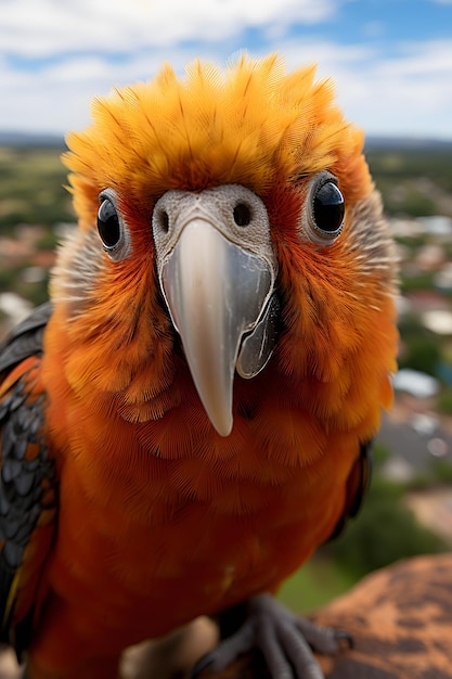 Divertido lindo bebé animal selfie fotografía de cerca