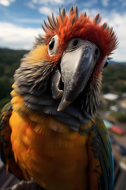 Foto divertido lindo bebé animal selfie fotografía de cerca