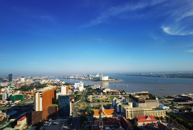 Foto división del mekong y el tonle bassac