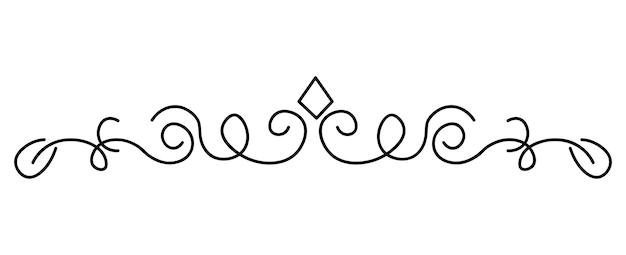 Divisor giratório de conjunto de linhas pretas Este intrincado divisor giratório adiciona um toque de sofisticação