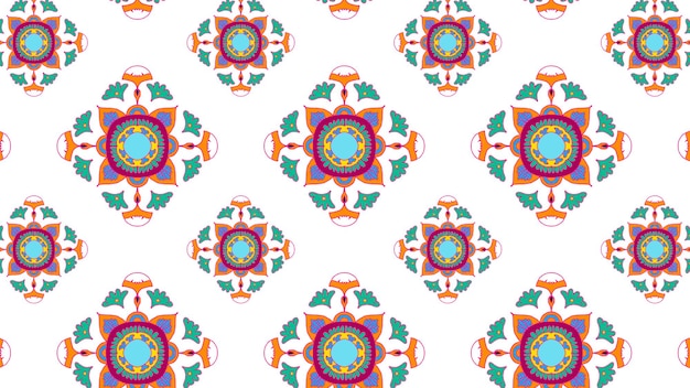 Diwali bandera transparente con patrón de mandala en png de la India