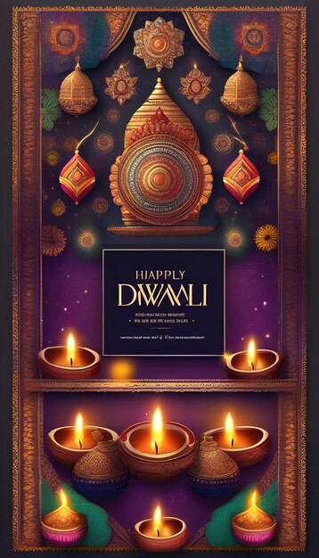 Foto diwali-banner hintergrund