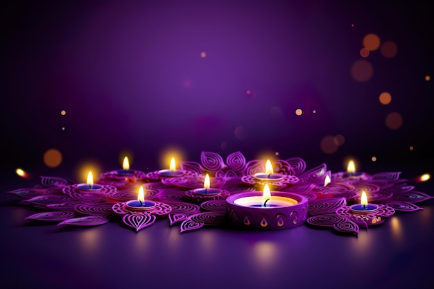 Diwali Card Banners Copy Space Ideias de desejos Diwali Celebração Diwali Imagens