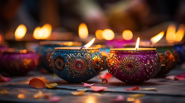 Diwali das Fest der Lichter Generative Ai