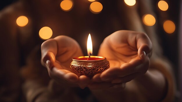 Un Diwali deslumbrante, un Navratri vibrante, un fondo exquisito para saludar y iluminar las festividades.