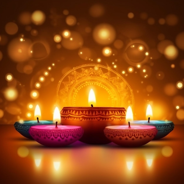 Diwali-Diya-Lampen