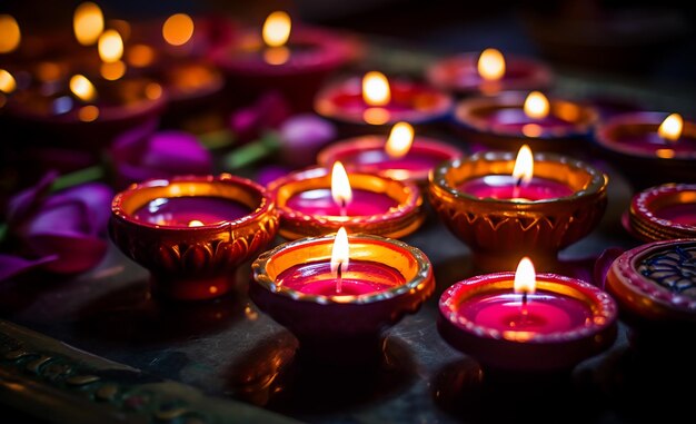 Foto diwali_diyas_en_pakistán_diwali_decoración_diya_dijas_en_2a97a753