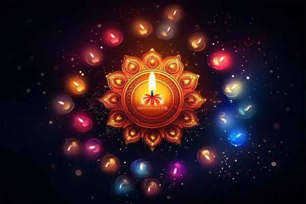 Foto diwali-diyas