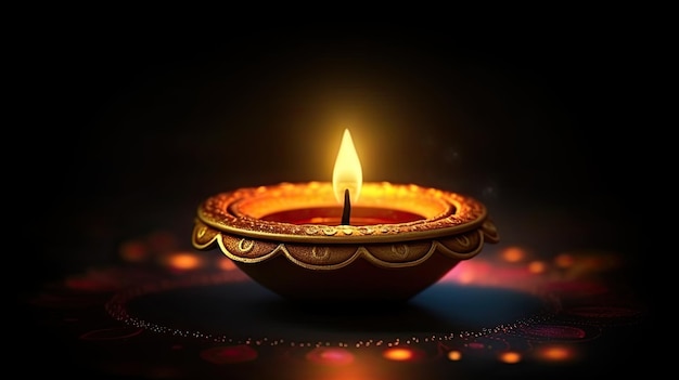 Diwali é o festival das luzes.