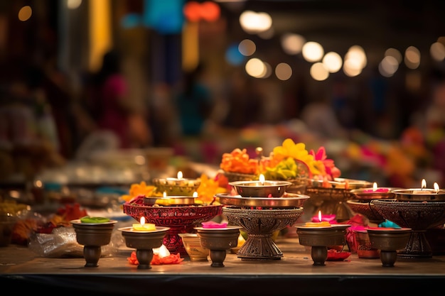 Foto diwali einkaufen und märkte