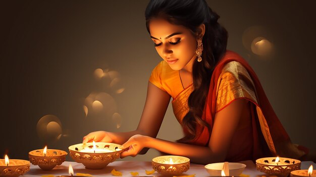 Foto diwali-feiern