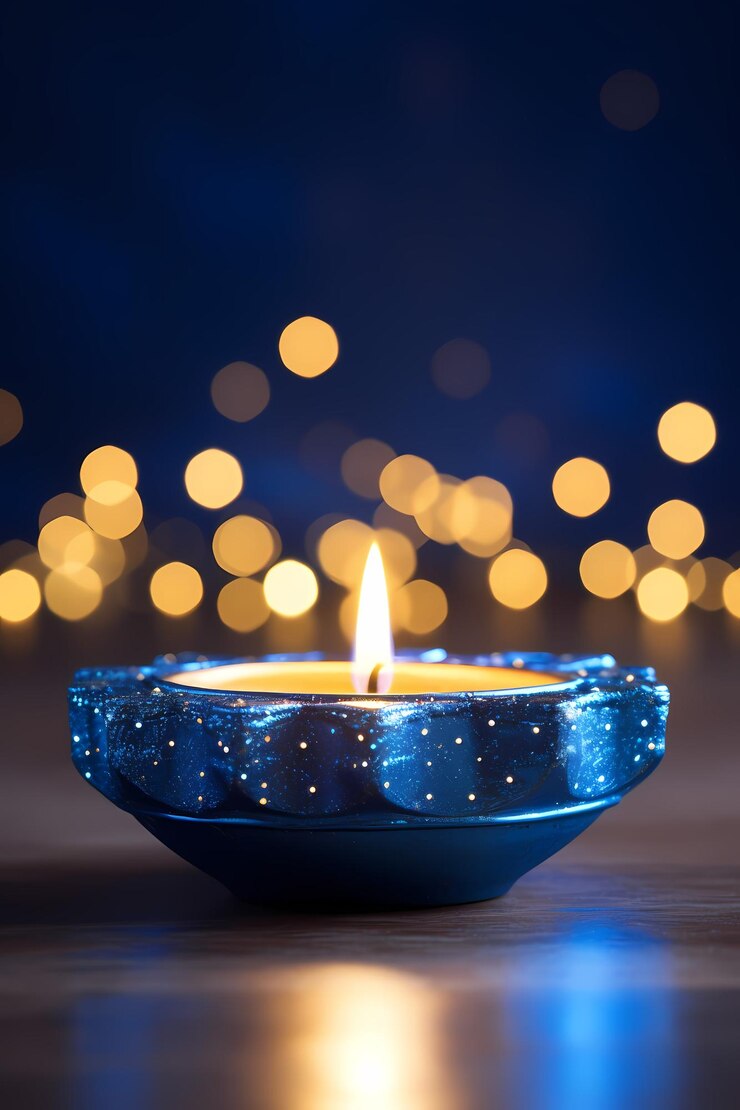 Diwali El festival hindú está aquí plantilla de bandera para su mejor diseño