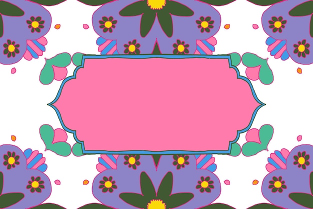 Diwali-Festival Rangoli indischer Rahmen png
